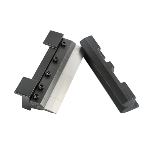 Image of KAKA INDUSTRIAL Magnetic Brake Bender for 6 inch Bench Vise, BDS-6 Multi-Function Tool Bends 14GA Mild Steel and 1/8" Aluminum,DIY Metal Working Attachment