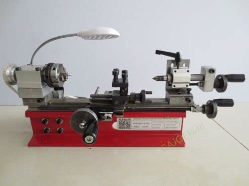 Mini tokarka biurkowa instrument do domowego laboratorium tokarka 4 szczęki uchwyt 65 mm