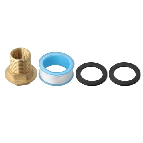 Conector de tanque de agua de latón macizo de ingeniería sofisticada que ofrece un rendimiento fiable en varias tareas de fontanería (A)