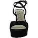 Chinese Laundry Women's Theresa Platform Dress Sandal, Black Suede, 7 M US