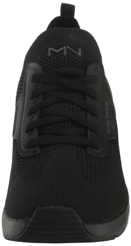 Skechers Women's A Wedge-Haydee Sneaker, Black/Black, 10