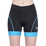 【サンティック】Santic レディース サイクルパンツ レーサーパンツ サイクリングパンツ サイクルタイツ サイクルウェア 自転車パンツ ロードバイク パッド 夏 速乾 通気 弹力 ブルー L