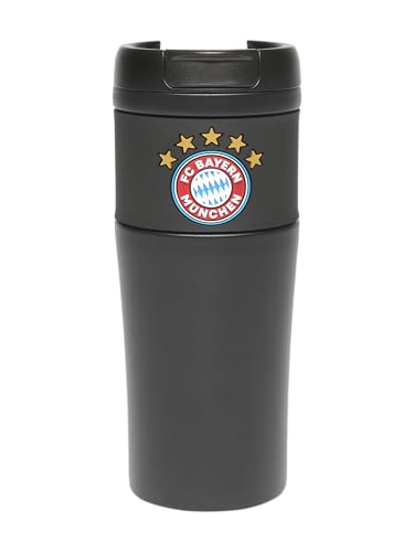 FC Bayern München Thermobecher I Coffee to go Becher I Schwarz I Fußball