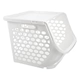 JHKNNK Cesta Apilable de Almacenamiento para Patatas y Cebollas Fabricada en...