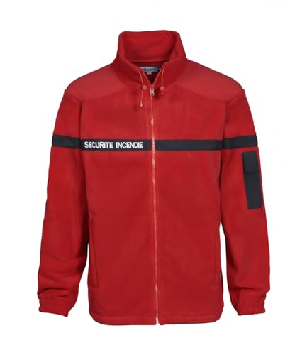 Blouson polaire Sécurité Incendie rouge Cityguard