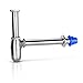 RUNMADE Chrome Bathroom Basin Sink Bottle Trap Waste Pipe Adjustable Height & Outlet