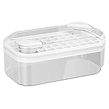 Eiswürfelform Mit Deckel - Eisblockform Mit Einfacher Drucktechnik & Deckel | Schnellgefrieren Für Getränkebereitung In Restaurants Bars Whisky Soda Früchte