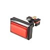 EG STARTS 6X Arcade Rectangle LED Push Buttons Switch for Arcade Machine Games Mame Jamma Parts 12V