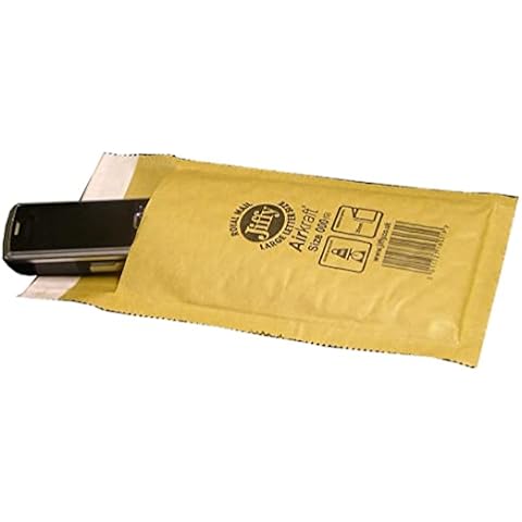 10 JIFFY Bags JL000 Padded Envelopes 90 x 145 A/000 Gold Cover