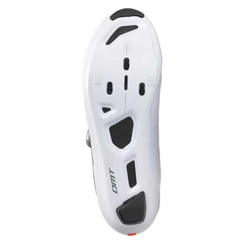 Zapatillas de ciclismo carretera DMT KR0 EVO blanco y plateado talla 42 1/3 EU 2