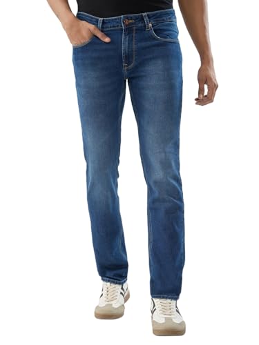 Image of Spykar Men's Rover Regular Fit Mid Rise Casual Jeans