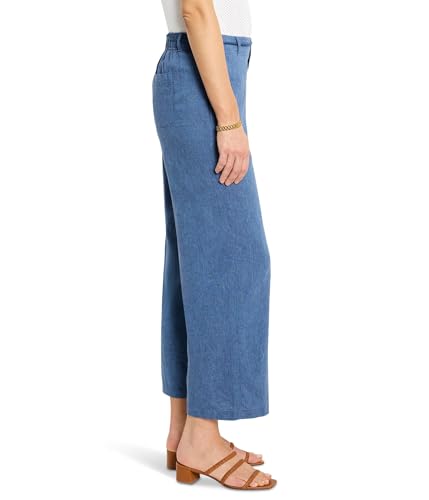 NIC+ZOE Women's Petite 28" Rumba Linen Rope Belt Pants2
