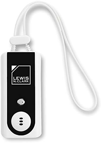 Lewis N Clark Travel Door Alarm + Window Guard Portable Home Security System Battery Operated for Hotel, Bedroom, Apartment & Dorm, with Built in LED Flashlight, Black