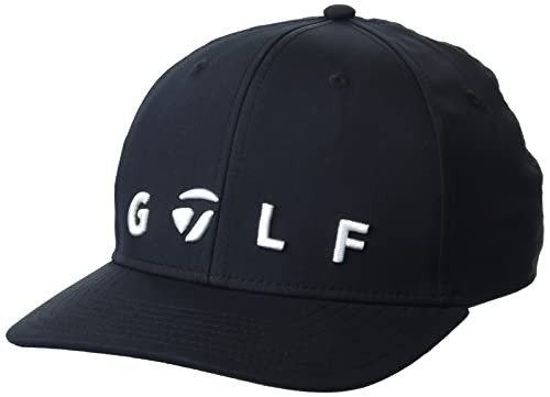 Casquette de golf TaylorMade noire taille M pour femme avec logo
