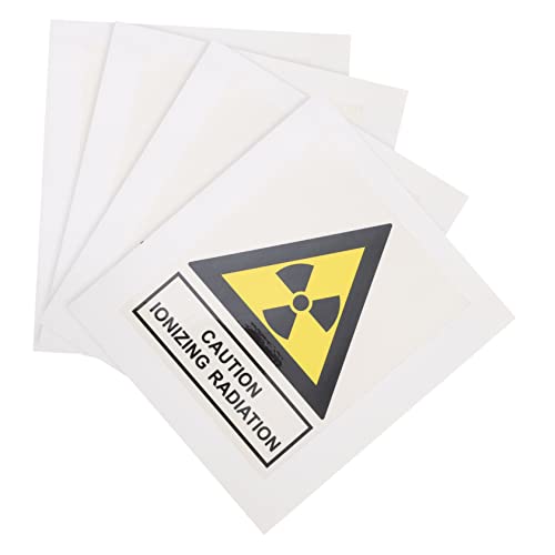 GLEAVI 4Pcs Caution Stickers Warning Decals for Indoor Outdoor Use Safe Material with Strong Adhesion for Hospitals Industrial Settings Danger