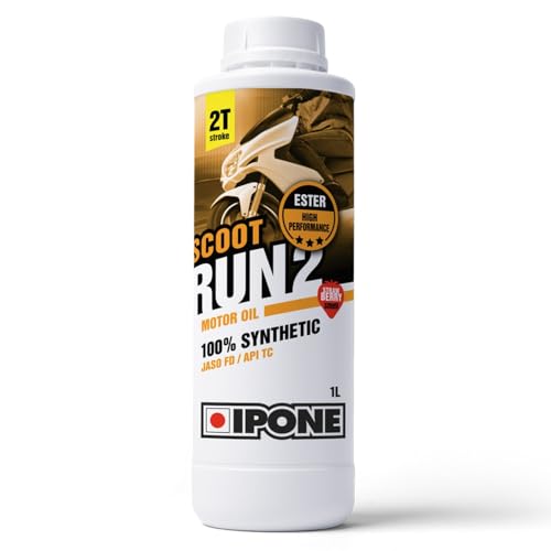 Huile moteur IPONE Scoot Run 2 2T - Senteur Fraise - 1 Litre
