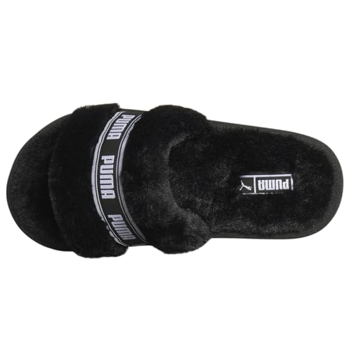 PUMA Toddler Girls Fluff Slide Casual Sandals Casual - Black4