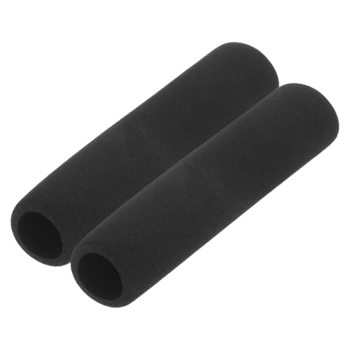 M METERXITY 2 Pcs Tube en Mousse Isolante pour Tuyaux, 21mm ID 31mm OD 118mm Longueur, Tube en Mousse Souple et Flexible pour Support de Poignée/Support de Guitare/Barres de Toit [Noir]