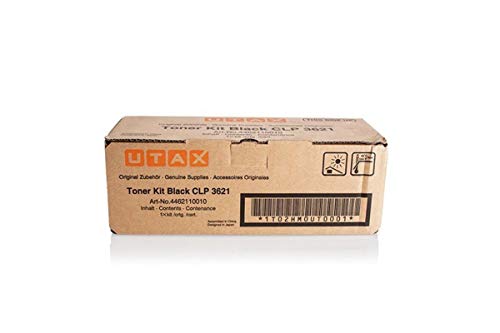 Toner noir Utax CLP 3621 original résout les problèmes de traces