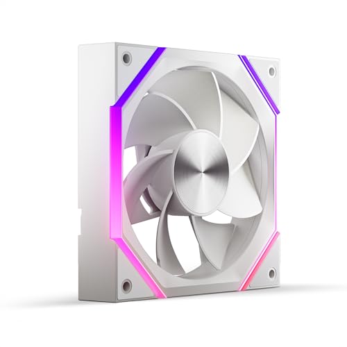 Asiahorse Nyota 120mm Case Fan with Efficient Cooling, Customizable ARGB Fan Lighting, 800-2000RPM Speed Control, and Whisper-Quiet Operation Under 29 dB, Unique Design for PC Builds
