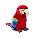 Animaux en peluche, animaux en peluche, perroquet, rouge.