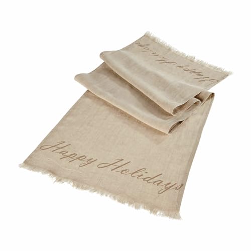 LOBERON Tischläufer Emilia, festlicher Digitaldruck,...