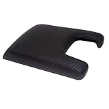Motosupply Comfortable Leather Armrest Center Console Lid Cover Fits for Acura TL 2009-2012 Black