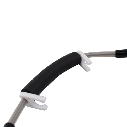 Image of TRQ Rear Brake Hose Set Compatible with 2011-2016 Chrysler Town Country Dodge Grand Caravan 2012-2015 Ram C /V 2011-2014 Volkswagen Routan