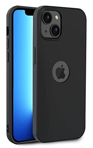 Image of Mobile Back Cover Case for iPhone 13 (Silicone Case|CameraProtection|Black SC1510)