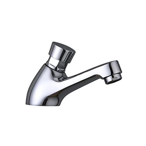 Robinet de lavabo à arrêt automatique en cuivre contre le gaspillage d'eau froide