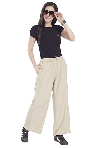 Pantalon ample en coton et lin noble coupe fluide élégante
