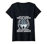 Photo Gallery donna you call them swear words i call them enhancers tee maglietta con collo a v Photo Gallery donna you call them swear words i call them enhancers tee maglietta con collo a v