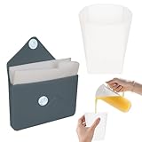 Taza plegable - 250 ml de silicona taza para beber agua y bebidas | Actividades al aire libre taza | para acampar excursiones a pie Viajes en mochila Correr Viajar Crucero al aire libre Avión Ciclismo