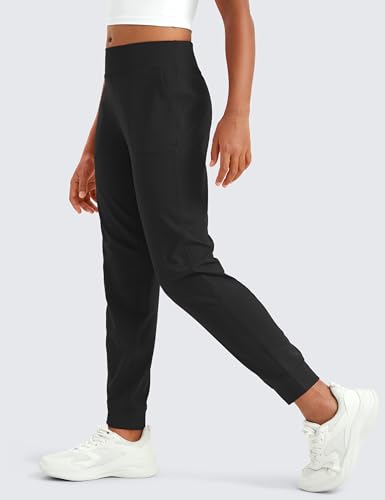 CRZ YOGA Butterlift Girls Joggers with Pockets - Athletic Active Casual Lounge Running Pants for Kids Teen Soft4