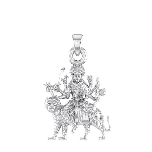 Pendentif Durga Maa argent pur idée cadeau de protection pour proche