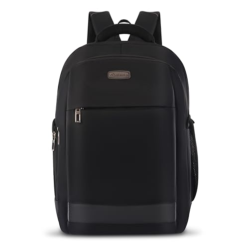 26L Laptop Backpack for Men and Women, Nylon, Water Resistant, Multiple Compartments, USB Port, Trolley Sleeve, 45x30x20 cm