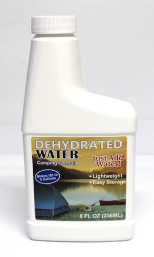 Dehydrated Water Gag Gift Bundle - Fun Camping & Hiking Practical Joke Set with 8oz Bottle and 12oz Can Cooler - Image 2