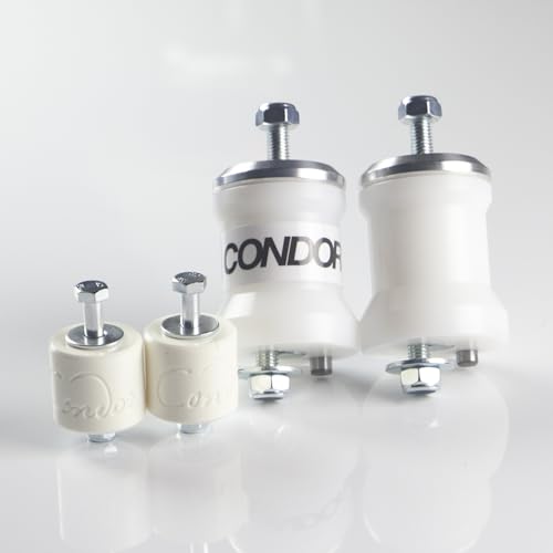 Engine Mount Set for BMW E36, E46, Z3, Z4 | CNC-UHMW | Made in USA | Street Spec + 5mm | Poly Transmission Mounts