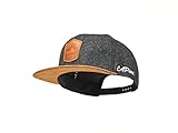 Schirm in Wildlederoptik CAPiert Berg BUAM Snapback Cap (DE/NL/SE/PL, Numerisch, 58, Grau)
