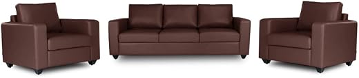 Wakefit Sofa Set | 3 Year Warranty | Sofa 5 Seater, 5 Seater Sofa for Living Room, Wooden Sofa Set, Sofa Set 3+1+1 Seater...