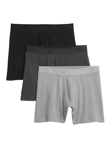 Gap V-3 Pack Boxer Boxershorts, Schwarz, GrößE-image