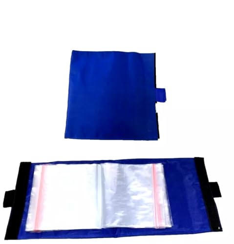 2 x 15 Pocket Blue Sea Fishing Rig Wallets Storage Sea Beach Fishing Tackle