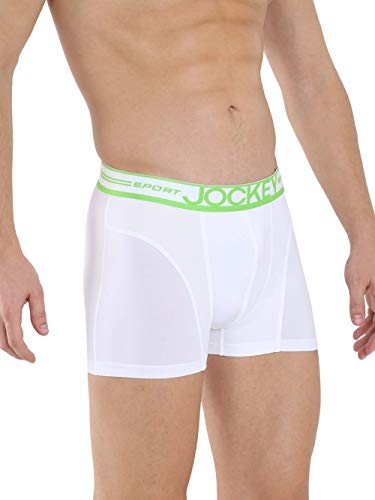 Image of Jockey SP56 Men's Micro Touch Nylon Elastane Stretch Trunks with Stay Fresh & Stay Dry Technology