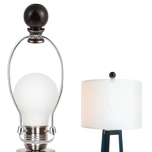 Image of 2 Pcs Ball Lamp Finial Cap Knob Lighting Lamp Finials 1 /2-28 in Ball Lamps Finial Cap Knob Heavy Metal Top Screw Finials Caps for Table Lamps Floor Topper Knobs Oil Rubbed