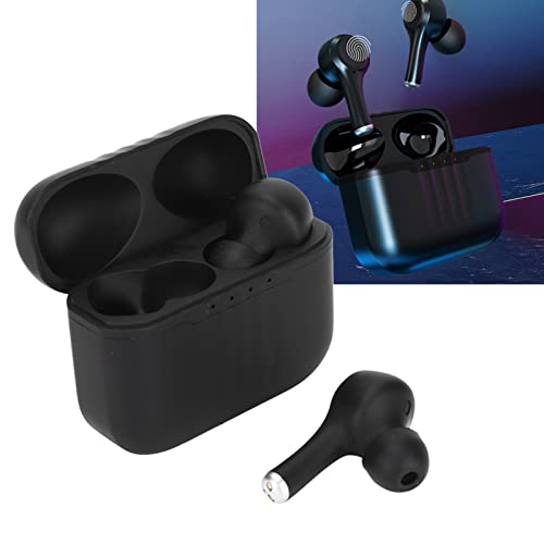 Słuchawki douszne Bluetooth 5.2 Translator, 84 języki Funkcja wykrywania dotyku Redukcja szumów Ergonomiczne słuchawki douszne do bezprzewodowego tłumacza, 5 trybów tłumaczenia na zewnątrz(Black)