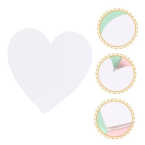 Tablero para pintar óleo y acrílico en forma de corazón con lienzo de algodón de pintor 3