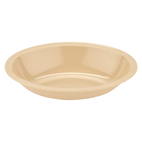 G.E.T. DN-332-T, Supermel Collection, Tan 32 oz. Oval Rimmed Melamine Bowls (Pack of 12)