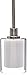 Artcraft Lighting Andover 1-Light Pendant Fixture, Polished Nickel