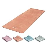 FLXBL Reise Yogamatte und Auflage – Dünn, Leicht, Faltbar und Waschbar (Terra)