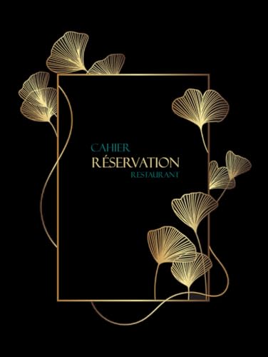 Cahier de réservation restaurant A4 pour éviter le surbooking